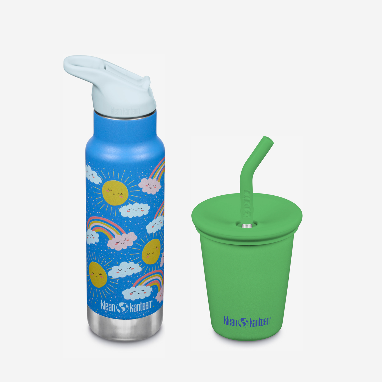 kid-s-sippy-cup-and-water-bottle-set-x4 KK-Kids-SippyCupandWaterBottleSet-VibrantGreen-Rainbows.png